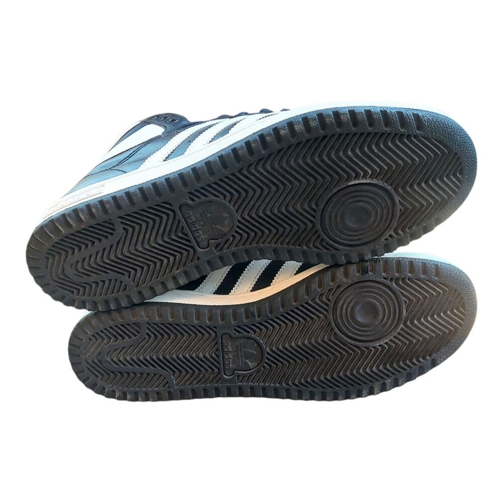 Adidas Top Ten Retro Black White Size 7 Men's Basketball Sneakers - Picture 9 of 10